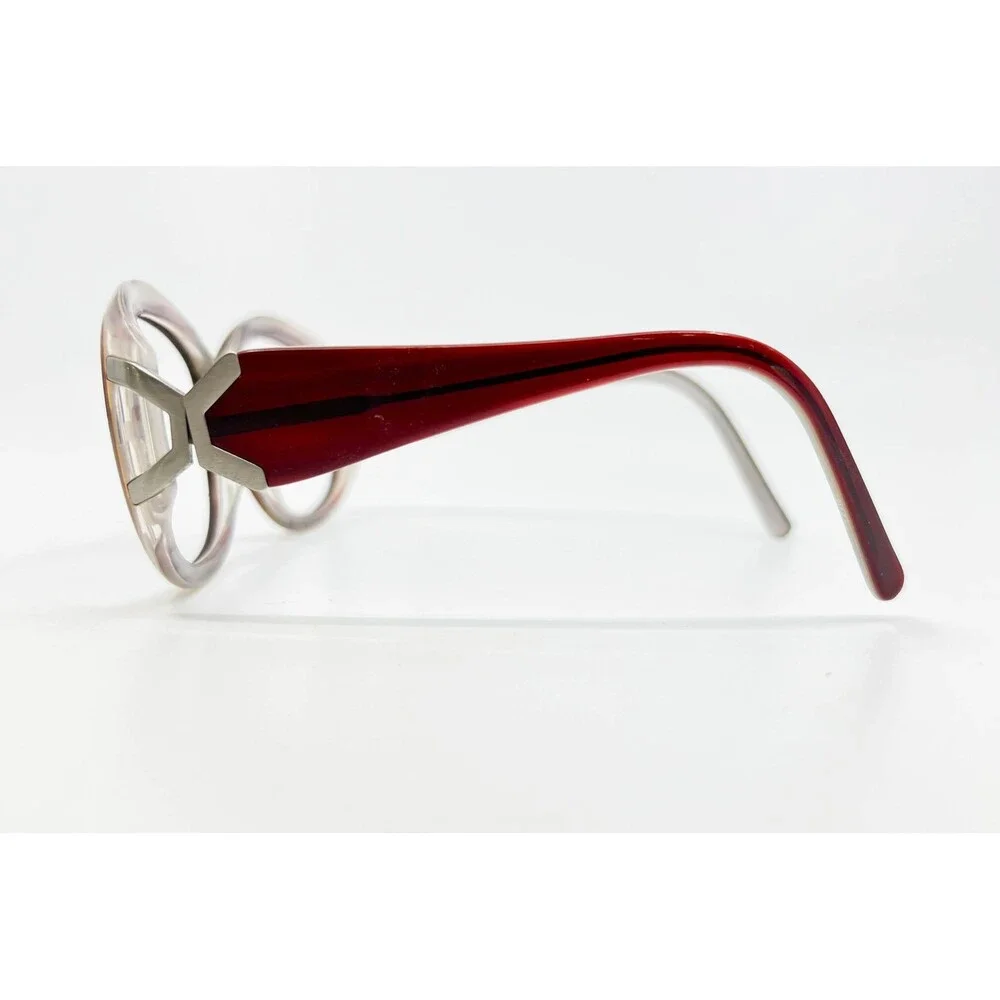 Elle Eyeglasses Frames Womens Red Oval EL18977 RE 60-16-135